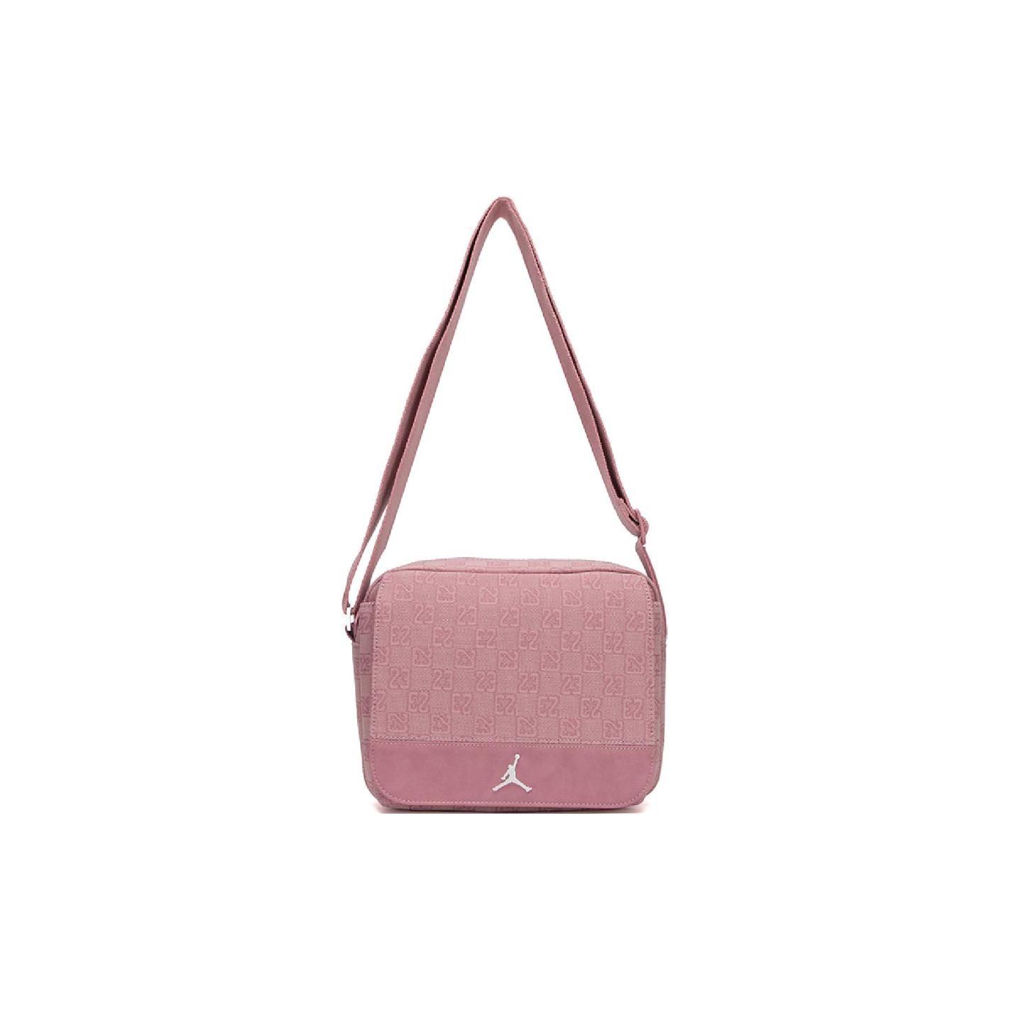 Jordan Sports Leisure Polyester Fiber Medium Shoulder Crossbody Bag Unisex Bags Beauty-Pink JD2423013AD-001 Beauty Powder,Medium