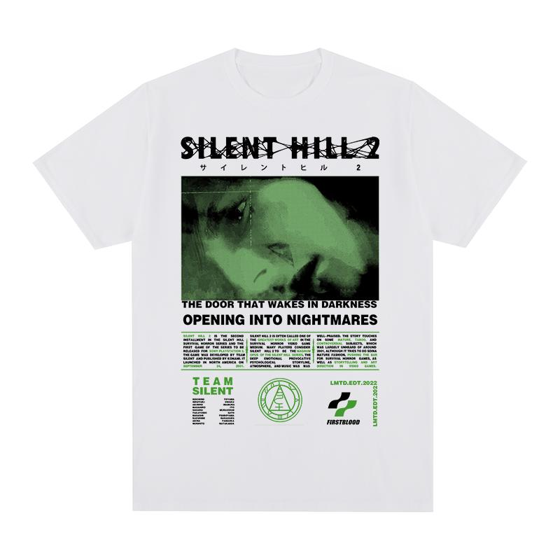 

Silent Hill Vintage tshirt Horror Game Fun Gift Idea Clothes Cotton Men T shirt New TEE TSHIRT Womens tops S