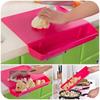 Non-Slip 2-in-1 Cutting & Pressing Board with Detachable Storage - Plastic Kitchen Set