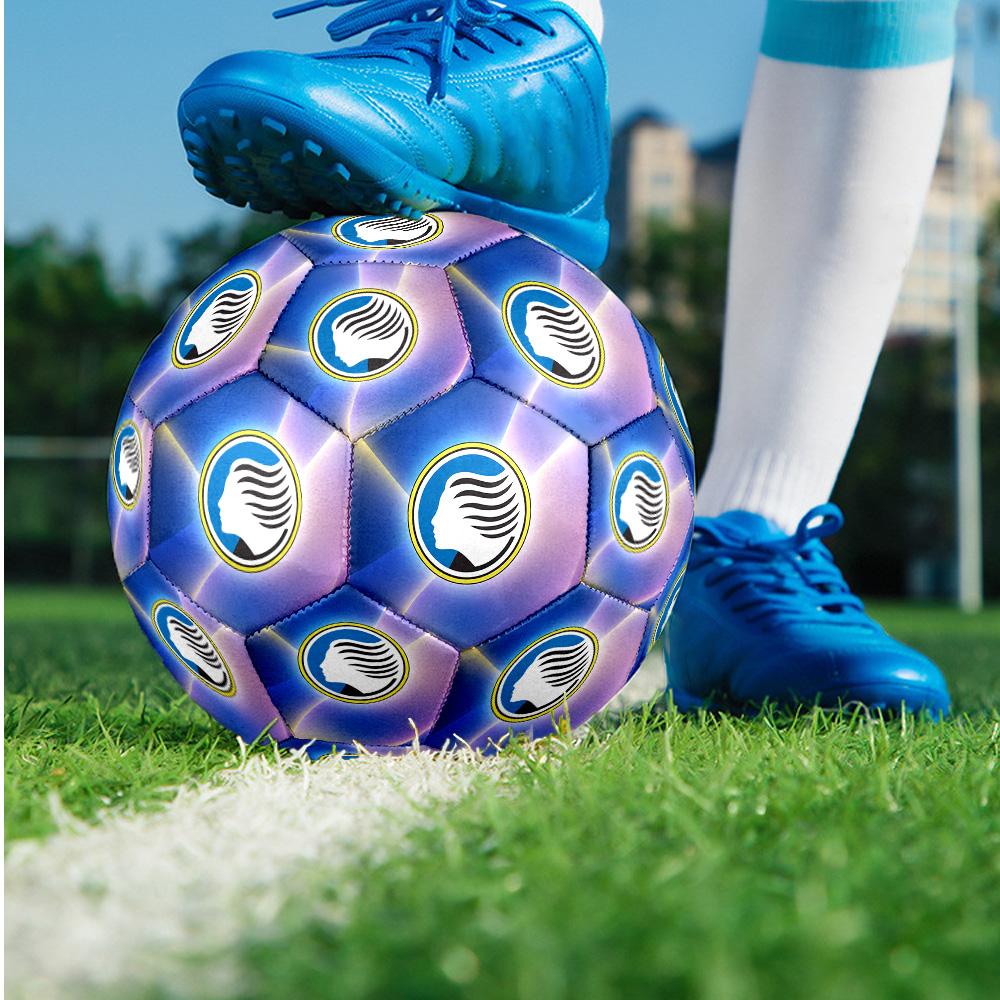 Pallone da Calcio Atalanta FC Taglia 5 Standard Durevole per Allenamento Partita Sport all'Aperto per Adulti