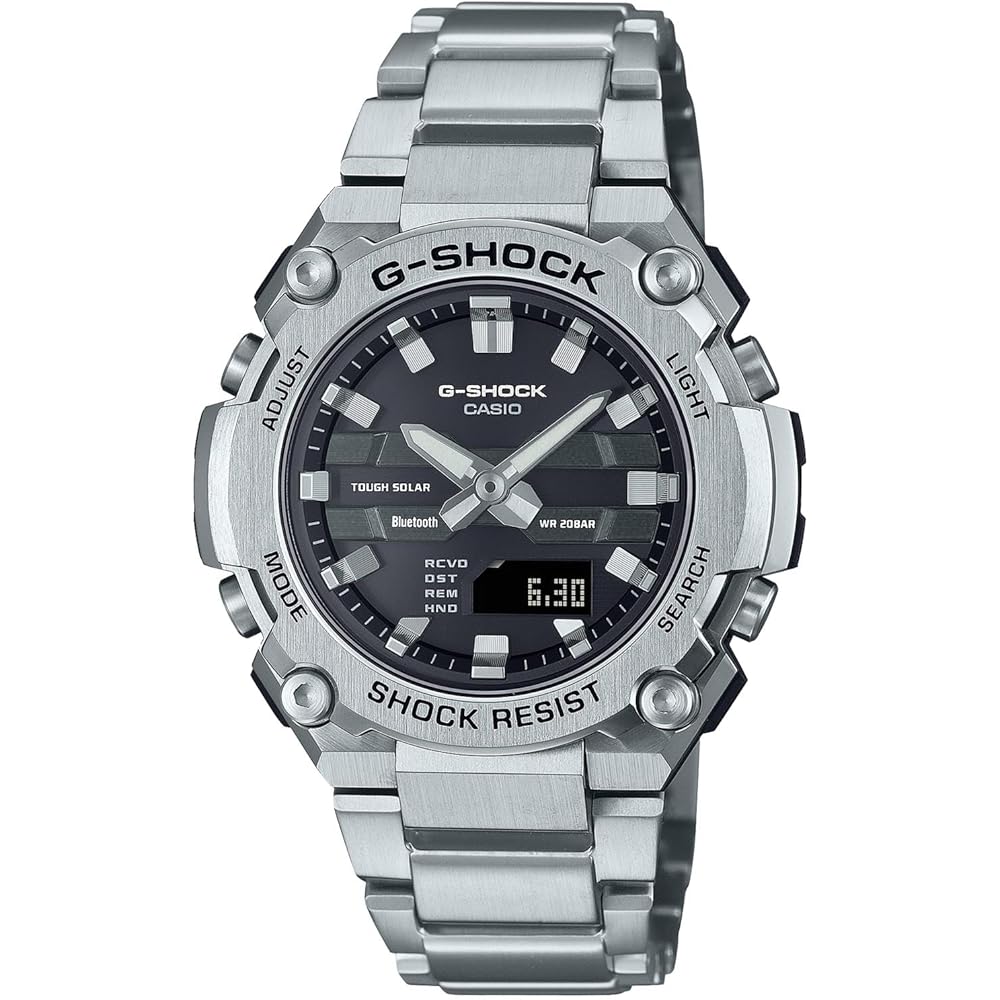 

Casio G-Shock G-STEEL Bluetooth Solar Men s Watch GST-B600D-1AJF Silver