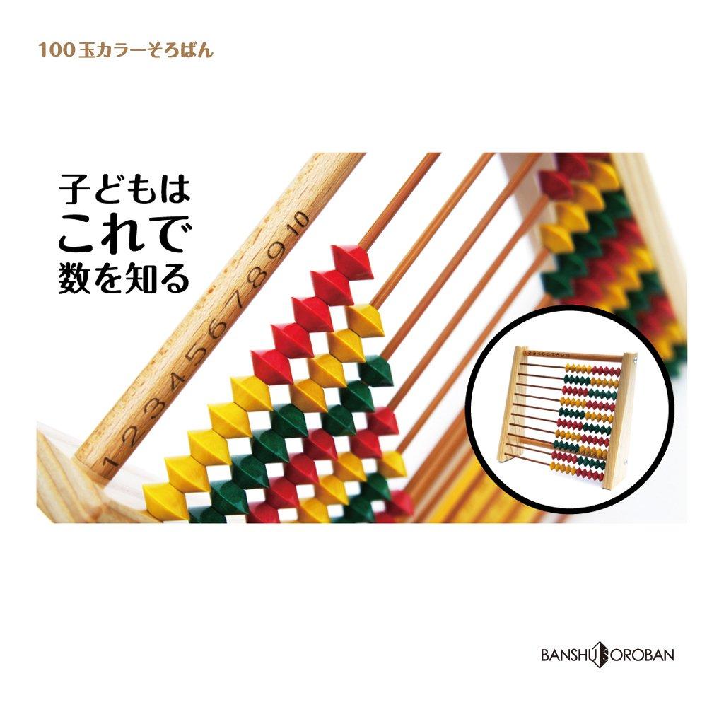 Daiichi Banshu Soroban 100-bead Color Abacus SO-130