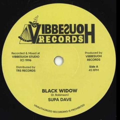 

7inch Record SUPA DAVE - Black Widow / Dub Widow TRSVHR1 Vibbesuoh 1996 Europe Reggae, Ska & Dub