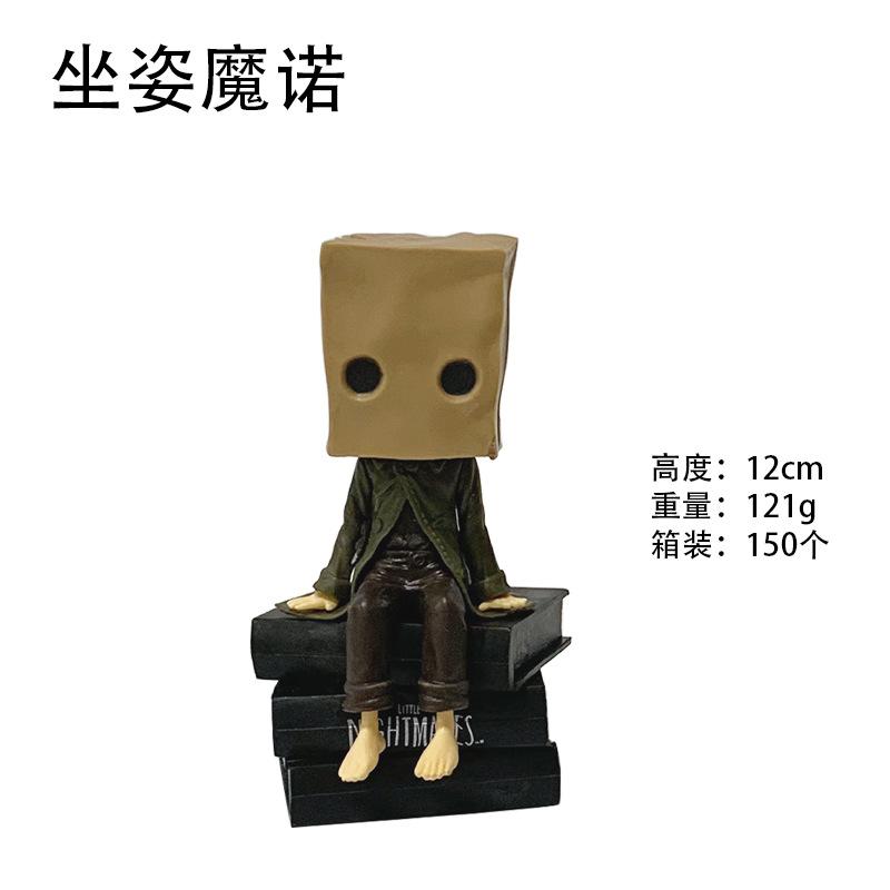 Popular Game Gk Little Nightmares Anime Figurine Six Figurine Mono Action Figurine Anime Game Pvc Action Figure Collectible Model Doll