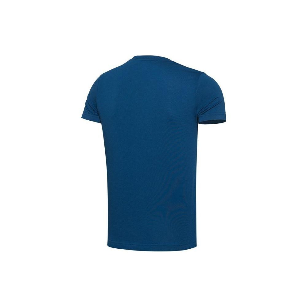 Li Ning Sports Loose Round Neck Breathable Casual T-Shirt Men Tops Blue AHSS843-3