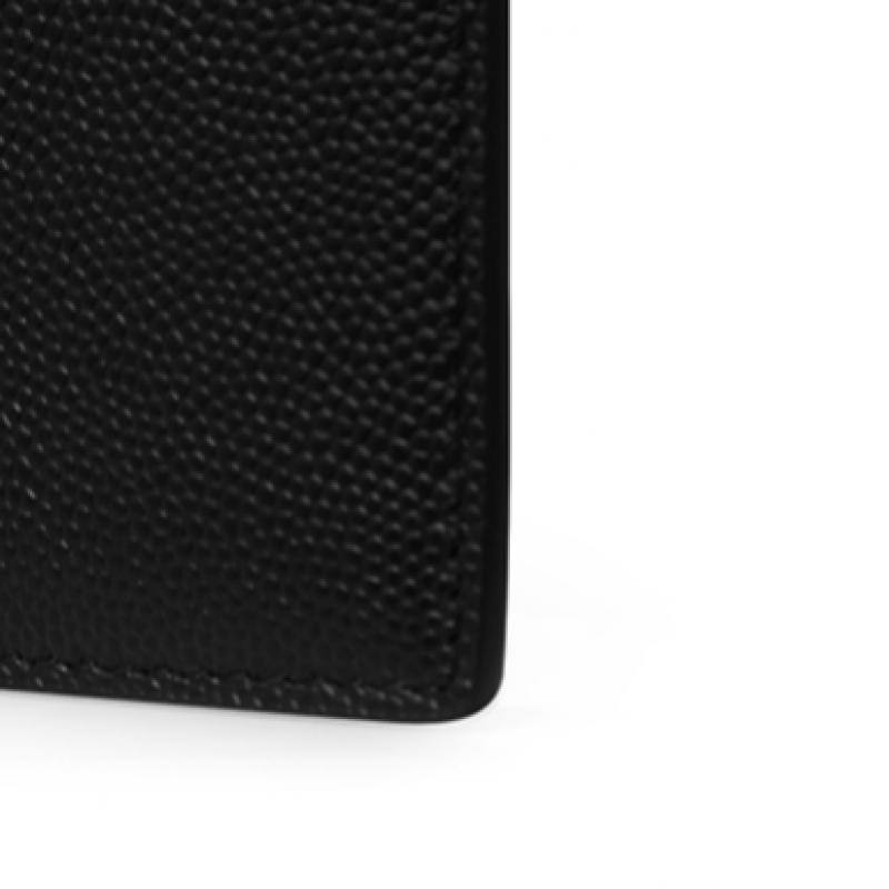 Saint Laurent Cassandra Monogram Caviar Black Cardholder Bty0u 485631