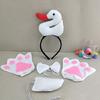 Cartoon-Enten-Gänse-Stirnbänder Tier-Schwanz-Kragen Haarreif für Kinder-Shows