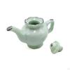 Set Dollhouse Miniature Dining Ware Ceramics Tea Plate Mug Pot Tableware Mini Kitchen Decor