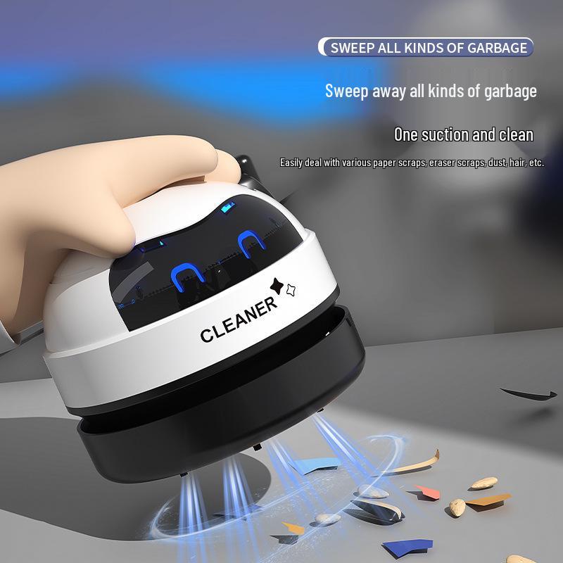 Portable USB-Charged Cartoon Mini Desktop Vacuum Cleaner