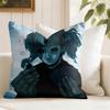 Game SSally Face Cushion Cover Eco Linen Pillow Case DoubleSided Print Breathable Durable Zipper Home Decor Gift