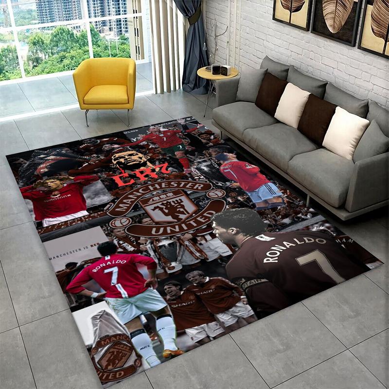 

CR11 Goat R-Ronaldo Football Star Carpet Rug for Playroom Bedroom Living Room Sofa Home Decor,kids Area Rug Non-slip Floor Mat 40x60cm