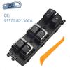 For Kia Soul 2014 2015 2016 2017 2018 2Auto Front Left Master Power Window Control Switch with Electroplating 93570-B2130CA