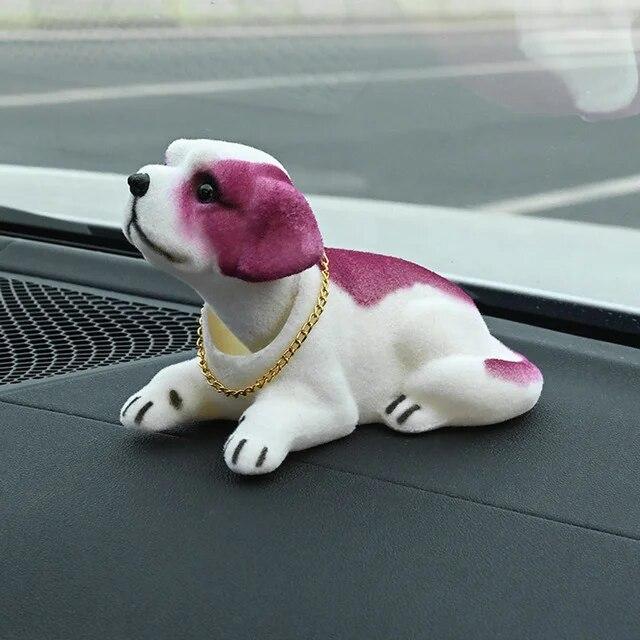 Car Doll Husky Beagle St Bernard Shepherd Shake Head Dog Decoration Car Interior Decoration Cute Creative Gift Tabletop Ornament