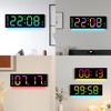Simple Led Wall Clock With Calendar And Timer Function For Modern Living Spaces