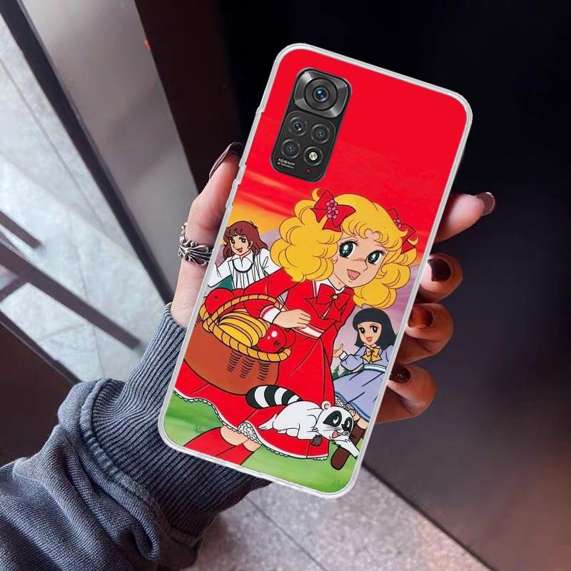 Candy 90s Anime Phone Case For Xiaomi Redmi Note 10 11 12 13 14 15 Pro Plus 11S 12S 14S 11T 11E 10S Soft TPU Back Cover Redmi No
