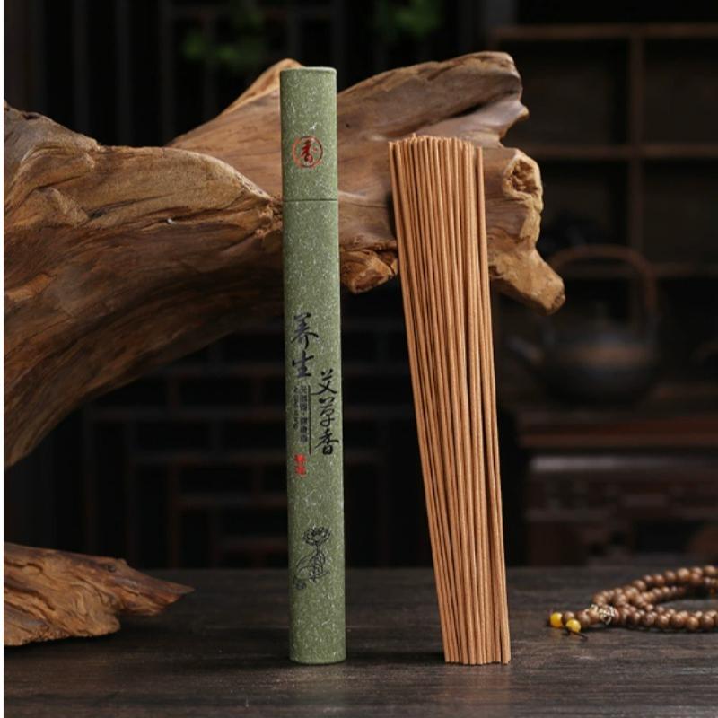 40Pcs Natural Sandalwood Incense Sticks Home Incense Stick Aroma Blessing Ceremony Pray Buddha Incense Lavender Green Tea Rose