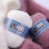 Hand Knitting Cashmere Mink Fur Yarn Anti-pilling Cashmere Thread Wool Yarn  Fall Winter