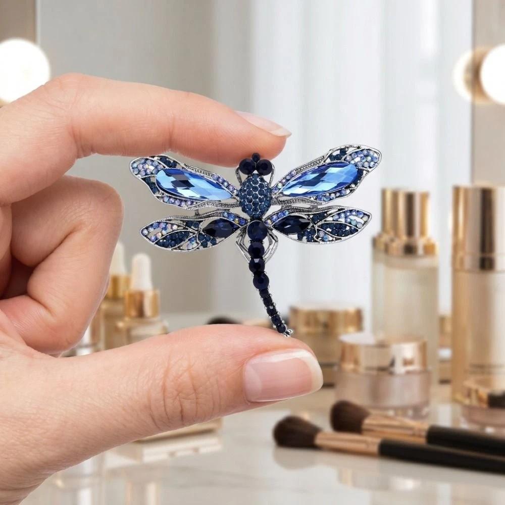 Elegant Dragonfly Brooch Zircon Butterfly Women Brooches Women Accessories