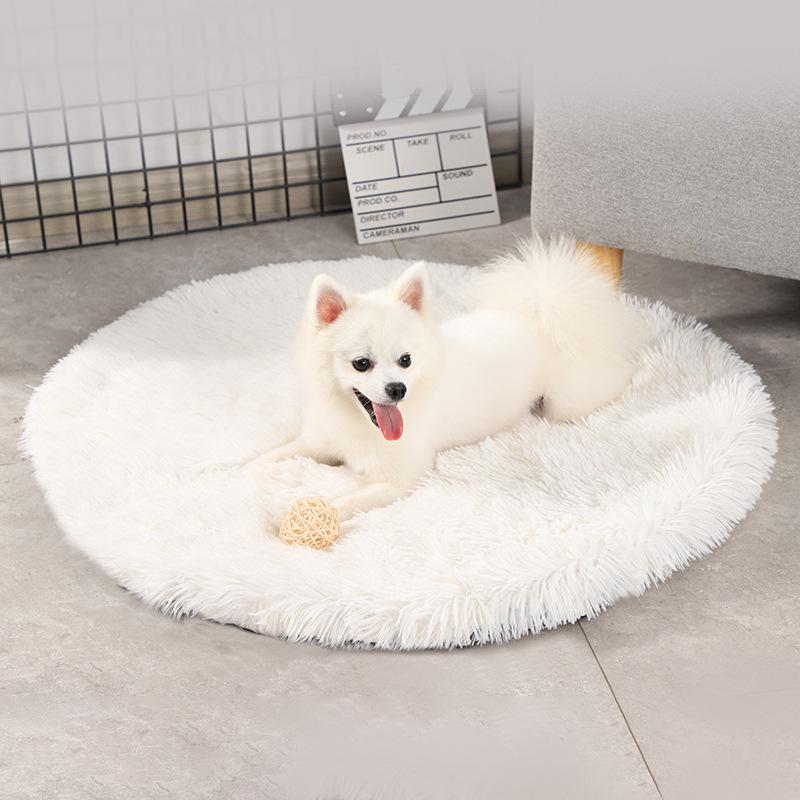 Hundematte Hundehüttenmatte Größe Mittelgroßer Hund Winter Warm Haustierdecke Vier Jahreszeiten Haustiermatte Herbst und Winter Katzenmatte Diameter 40cm