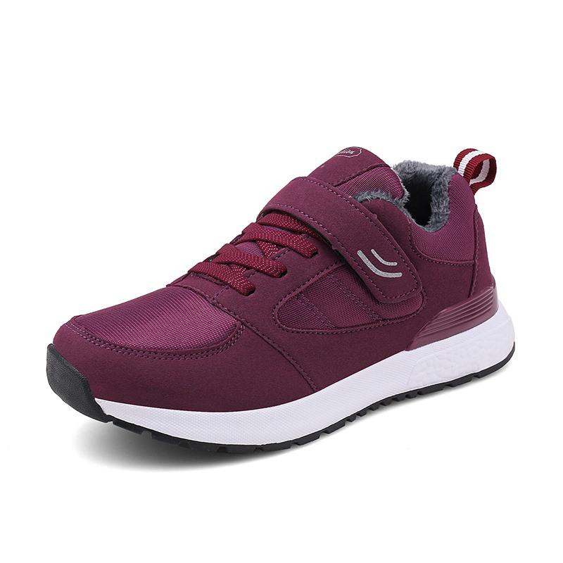 

Зимняя флисовая утолщенная обувь для пожилых людей мужская прогулочная обувь женская обувь для мам обувь для пап утолщенная мягкая подошва расширенная утолщенная 41 фиолетовый