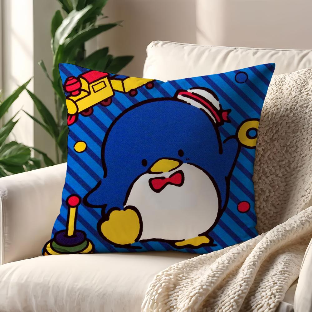 TTuxedo Sam Cushion Cover For Pillow Printing Sofa Decoration Home Car Room Coffee Shop Office Nordic Simplicity