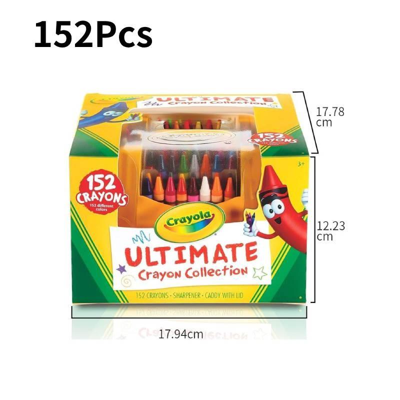 

152pk Ultimate Crayons Collection Large Crayon Sets Jumbo Grip Easy