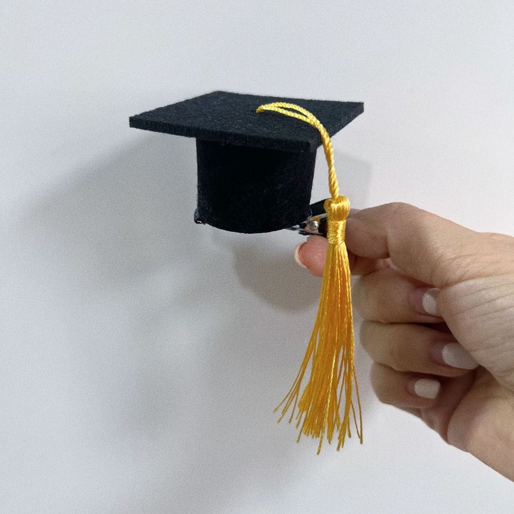 Small Graduation Hat Mini Bachelor Hat Hairpin Graduation Headband  Graduate Photo Prop