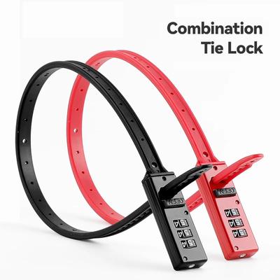 3-digit Password Helmet Lock Multipurpose Bicycle Electric Scooter Motorcycle Portable Anti-theft Lock Bike Accessories Tie Lock