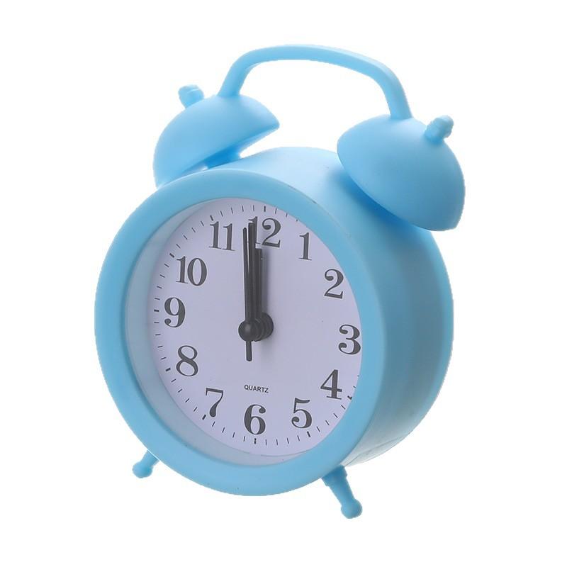 Colorful children's alarm clock cartoon alarm clock creative small alarm clock student fresh cute silent bedside battery clock