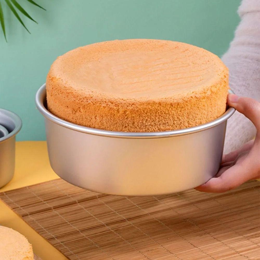 Round Pudding Mold Removable Bottom Baking Mould Deep Cake Tin Bakeware