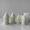 Multi Purpose House Candle Mold Heat Resistant Silicone Molds Easy to Demold Wax Mould for DIY Enthusiasts and Artists