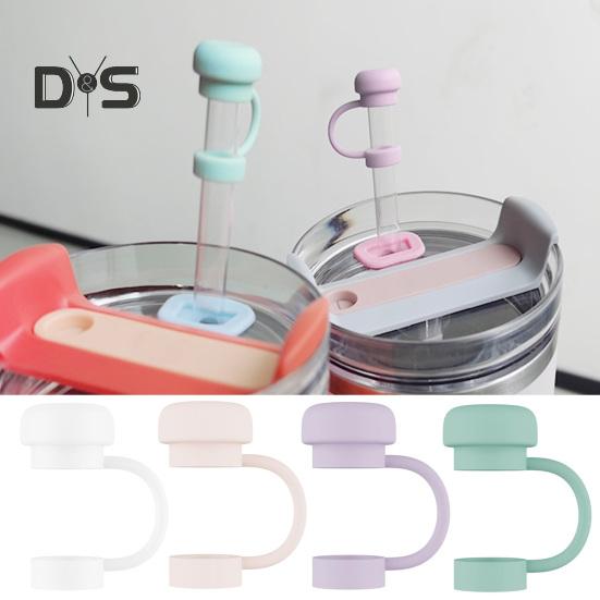 4 Pcs Paglia Tappo Antipolvere Per Cannuccia in Silicone Tappi
