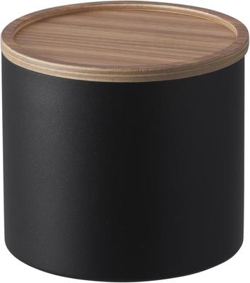 Yamazaki Jitsugyo Basket Type Coffee Paper Filter Case S Brown Approx. W12.5 X D12.5 X H11cm RIN Wave Filter Case Coffee Filter Case 4566