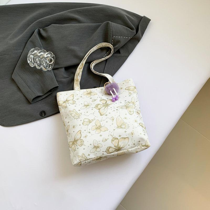 Simple and Fashionable Large Capacity Commuting Tote Bag In Summer New Trendy Retro Work One-shoulder Commuting Bag