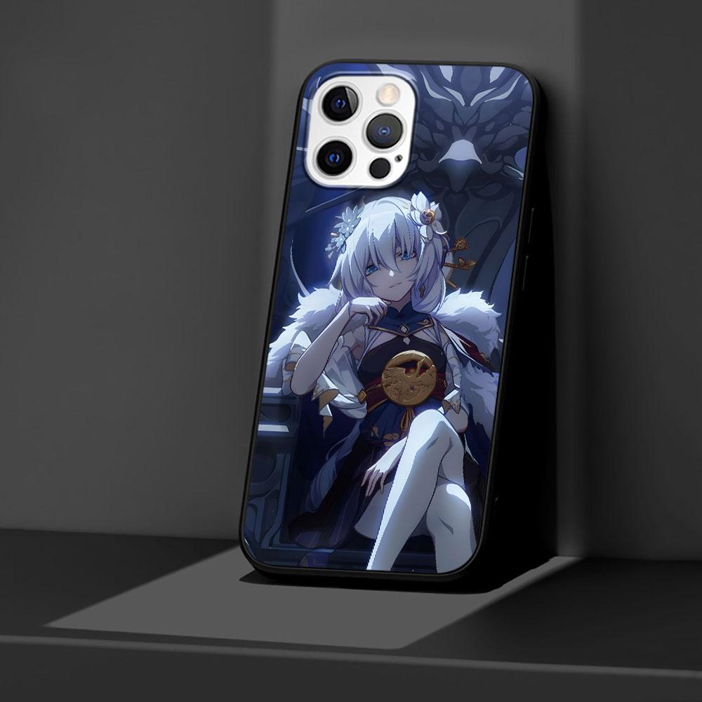 

Чехол Jingliu Honkai Star Rail для Apple iPhone 11 14 13 15 Plus 12 Pro Max 7 8 XR X XS, черный силиконовый чехол для телефона iPhone 15 Pro Max