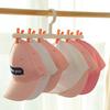 Hat Hanger 6 Clips Space-saving PP Strong Hold Baseball Cap Organizer