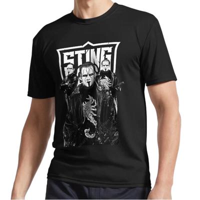 Nuovo Sting (lottatore) T-shirt con Logo Attivo Divertente Taglia S-5XL
