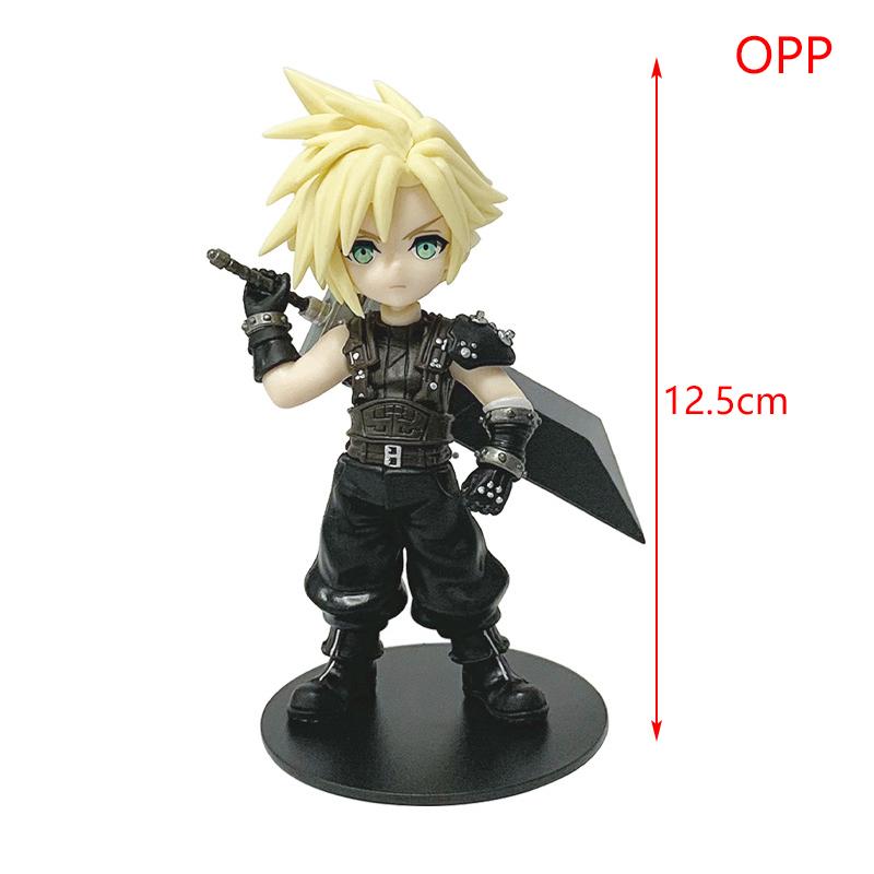 Final Fantasy Vii Rebirth Series Q Ver Anime Figure Toys Cartoon Action Figures Home Table Decoration Car Ornament Children Gift