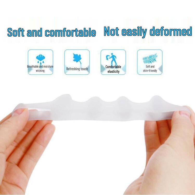 Customizable SEBS Five-Toe Separator & Hallux Valgus Corrector