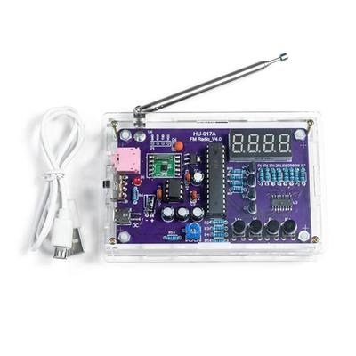 FM Radio Soldering Kits, Soldering Project Kits, DIY Digital Radio Solder Kits Electronics Kits for Practicing Soldering