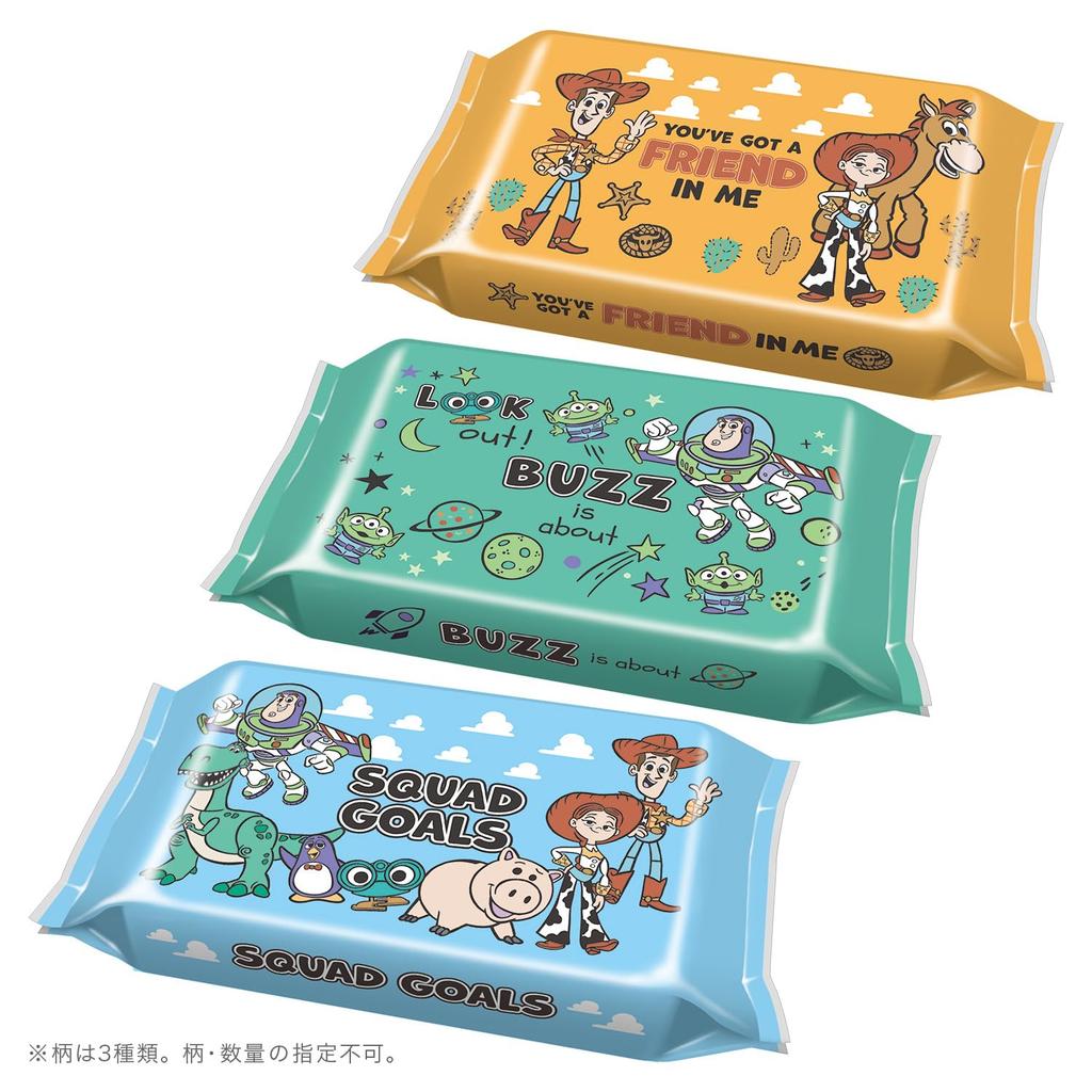 LEC Disney Pure Water Baby 80 Sheets X 3 Packs Mild Made In No Additives Propylene 99% Wipes, (Toy Story), Acidity, Japan, (Parabens, Glycol, Alcohol,