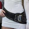 Teens Waist Belt Jeans Adjust Length Belt for Nightclub Casual Jeans Decors