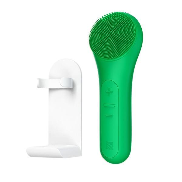 MELIENS Silicone Sonic Facial Cleansing Brush Electric Vibrating Face Cleanser 01 Green