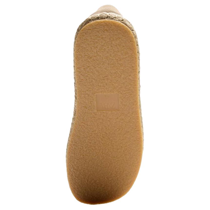 Zara Minimalist Comfortable Leather And Fabric Fisherman Shoes Men Shoes Beige 12743520719