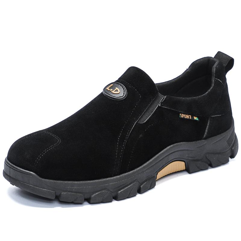 

Новая Повседневная Обувь Мужские Кроссовки Уличная Обувь для Ходьбы Лоферы Удобная Обувь Мужская Обувь Легкий Большой Размер 46 чёрный