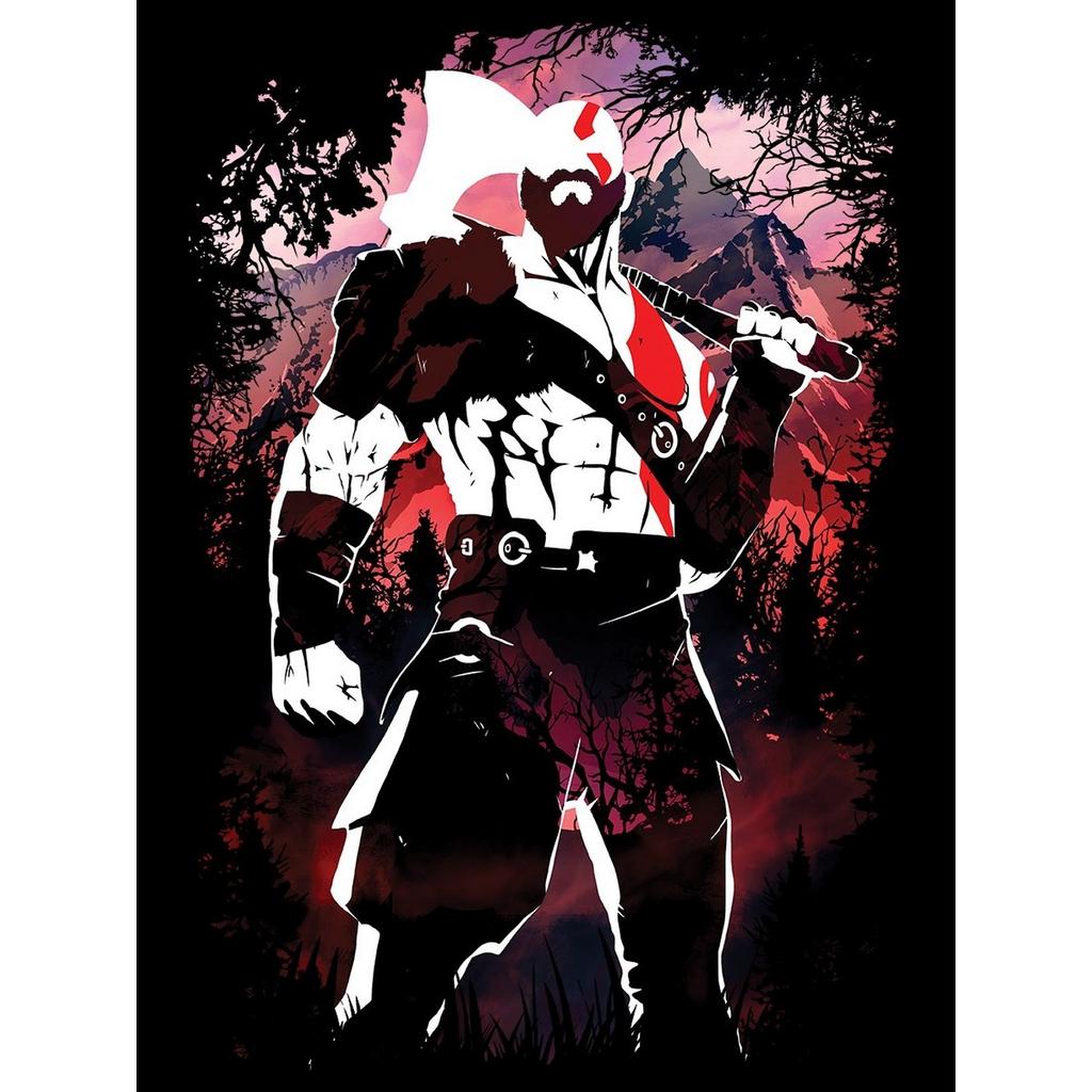 Grindstore Mens Kratos Silhouette T-Shirt