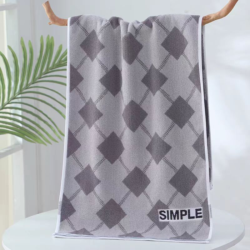 Adult bath towel, 40*100cm, 160g, large size, pure cotton, water-absorbent, no shedding, extra-long and thick, suitable for spor