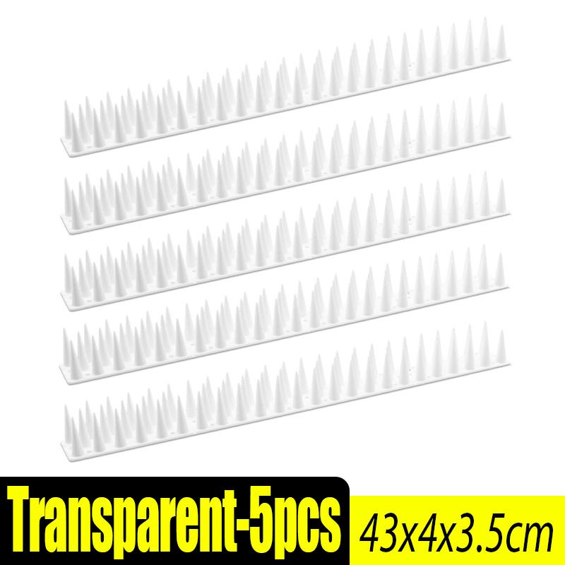 1-10pcs Outdoor Birds Pigeon Cats Spike Bendable Bird Repellent Spikes Deterrents for Garden Window Fences Roof Balcony Railing