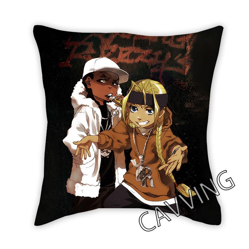 

Декоративные наволочки из полиэстера Boondocks с 3D-печатью Наволочки Квадратные наволочки на молнии Подарки для фанатов h01