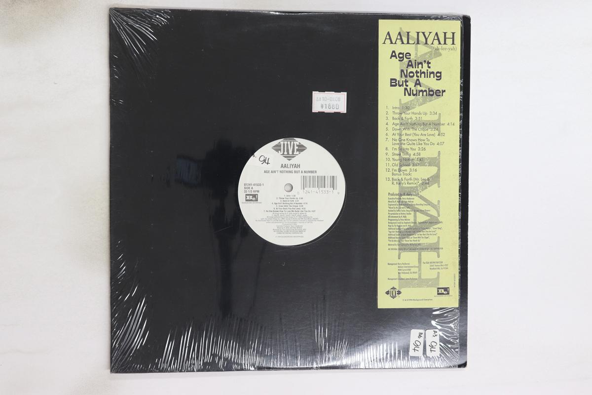 

LP Record AALIYAH - Age Ain t Nothing But A Number 01241415331 JIVE 1994 US Rap & Hip-Hop/R&B Used